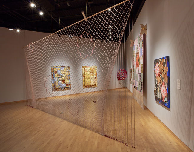 Installation view of Out To Pasture exhibition at USF Contemporary Art Museum. Work by Maxwell Parker. Photo: Will Lytch.