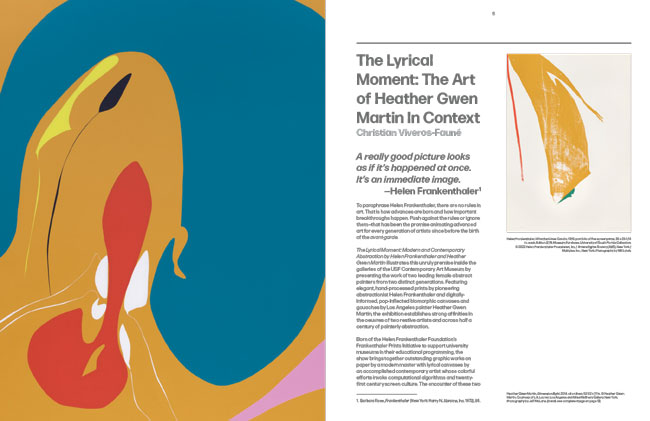 The Lyrical Moment catalogue spread
