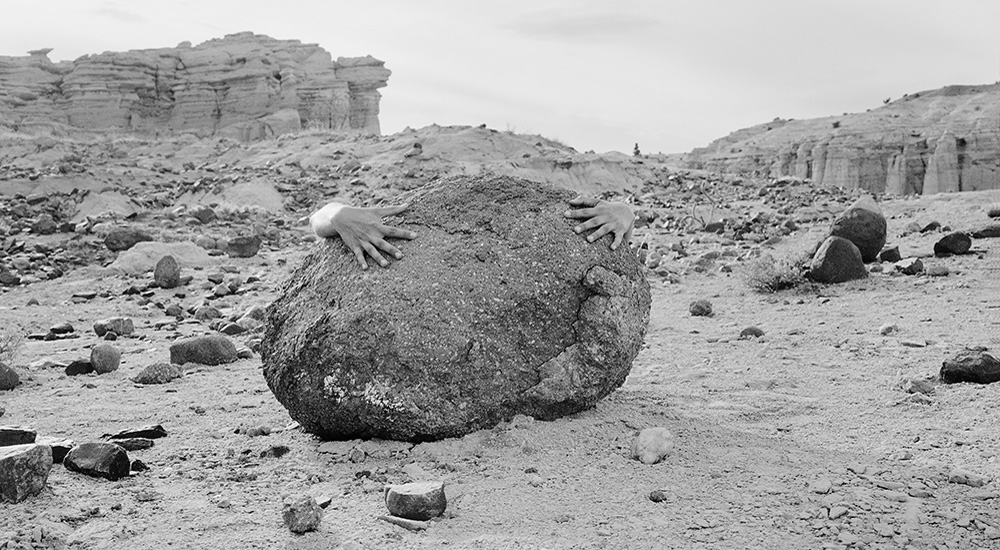 Detail of Koyoltzintli, Untitled, Bisti/De-Na-Zin, New Mexico, from the series MEDA, 2018/19. archival pigment print. 24 x 30 inches. Courtesy of the artist.