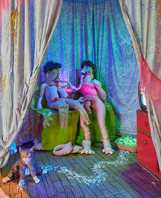 Installation view of Someday You�ll Have To Say It Out Loud: MFA Graduation Exhibition at USF Contemporary Art Museum. Photo: Will Lytch.