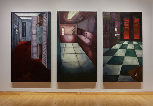Installation view of Someday You�ll Have To Say It Out Loud: MFA Graduation Exhibition at USF Contemporary Art Museum. Photo: Will Lytch.