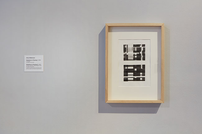 Installation view of Someday You�ll Have To Say It Out Loud: MFA Graduation Exhibition at USF Contemporary Art Museum. Photo: Will Lytch.