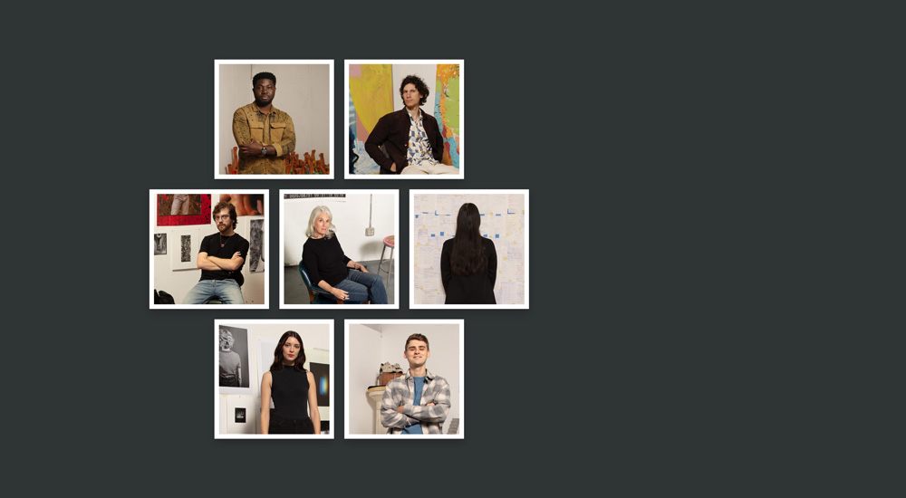 portraits of the 7 2026 mfa artists